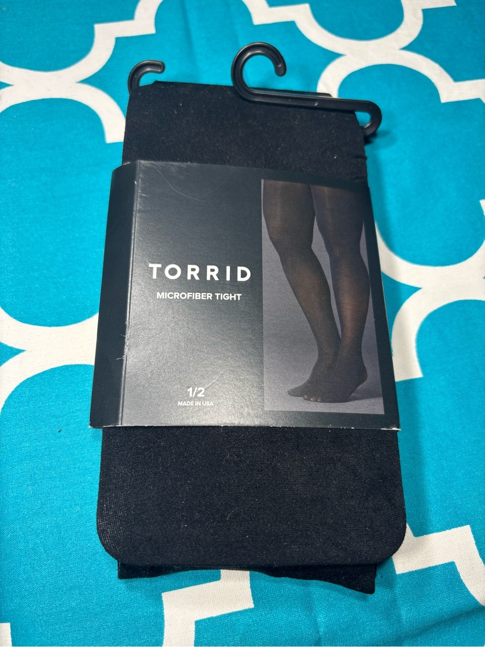 New Torrid Black Microfiber Tights - Women's Plus Size 1/2